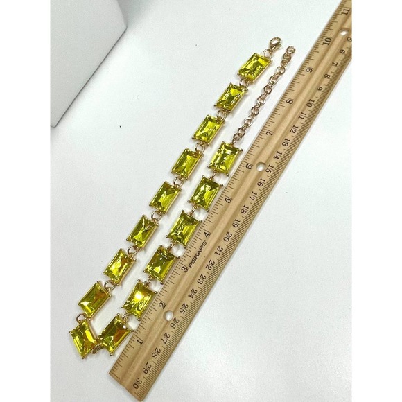 Necklace Chunky Chain Yellow Collar Choker 16" 18" 20" Devil Wears Hot Rocks O02 - Picture 4 of 5